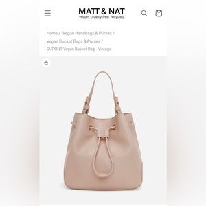 Matt & Nat Vegan Bucket Bag